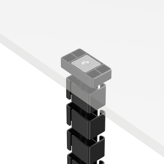 montage, rack, modules, zwart, kabel organizer