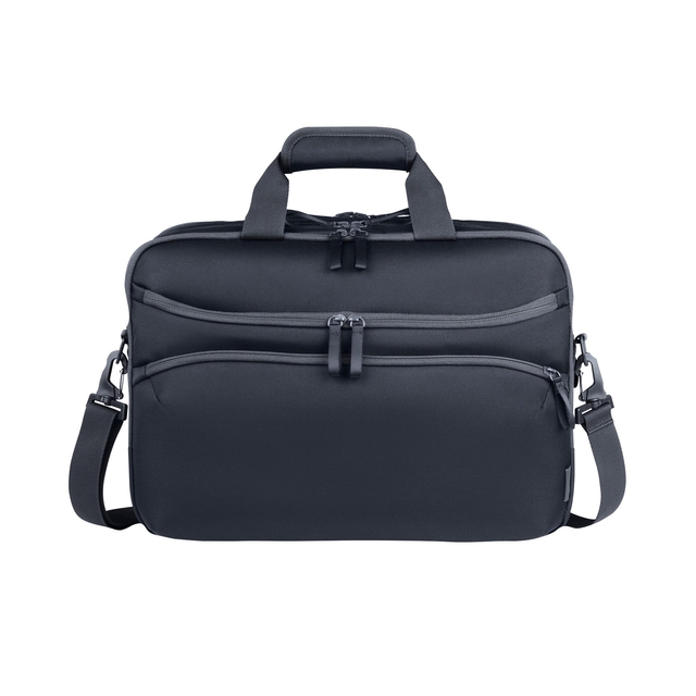 laptop tas, schoudertas, voorkant rits, neopreen handvat?