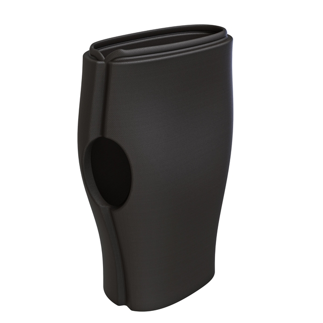 polsband, zwart, neopreen, duimgat, sport