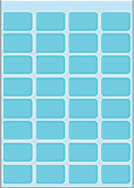 Etiket HERMA 3643 12x19mm blauw 160stuks