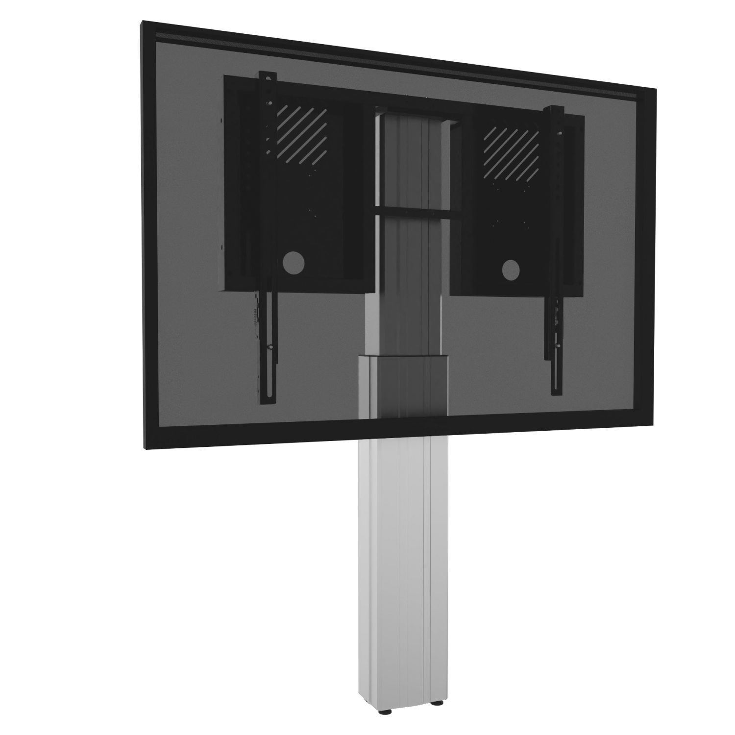 Elektrisch in hoogte verstelbare TV en monitor muurbeugel, Lite serie met 50 cm slag