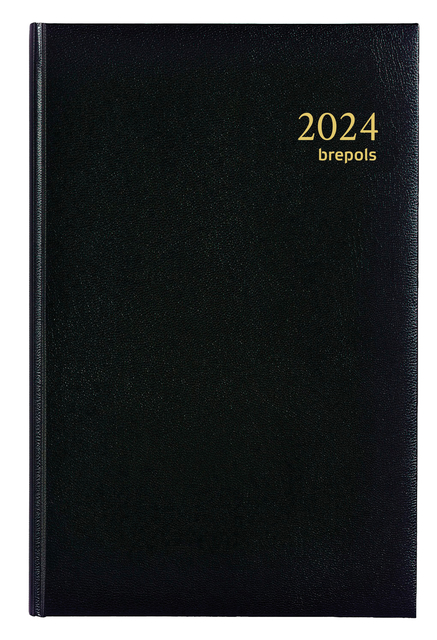 Agenda 2027 Brepols Saturnus Lima 7dagen/2pagina's zwart