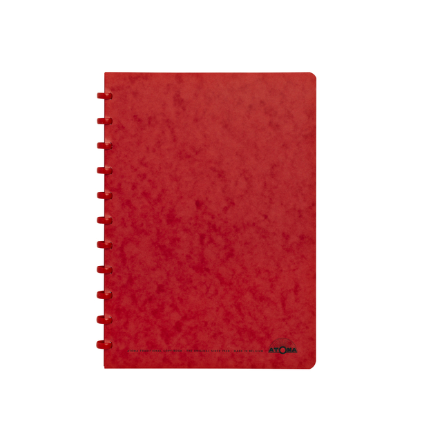 rode notitieboek, spiraleband, rode kaft, notitieblok, A5 formaat