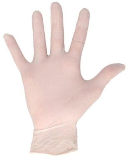 latex handschoen, eenmalig, nude kleur, disposable, glove