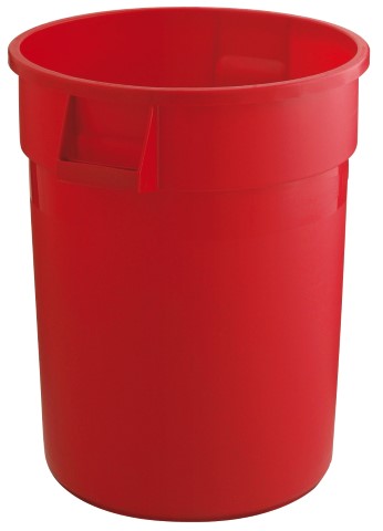 Rubbermaid Ronde Brute Container 121ltr Rood