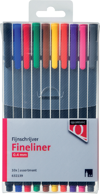 fineliner, markers, assortment, 0.4mm, pennen