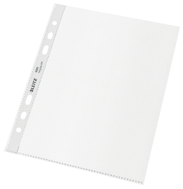 A4 photocopy sheet, plastic sheet, transparent white, perforated binder, pp material