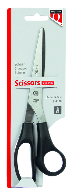 schaar, keukenschaar, roestvrij staal, kunststof handvat, 210 mm