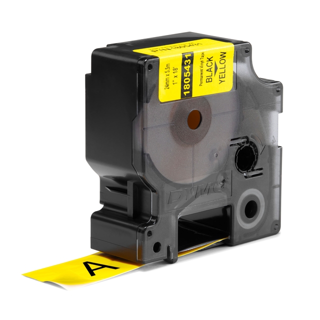 labels, tag, tape, printer, labeler, black-yellow