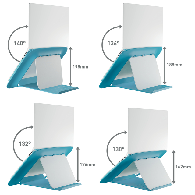 folding stand, tablet stand, adjustable, blue, tilt