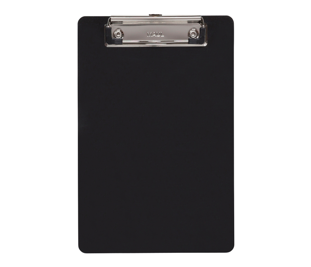 Klembord MAUL A5 staand hard kunststof PVC zwart