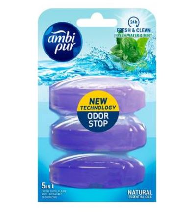 Ambi-Pur Toiletblok Navulling 55ml doos 3x6stuks
