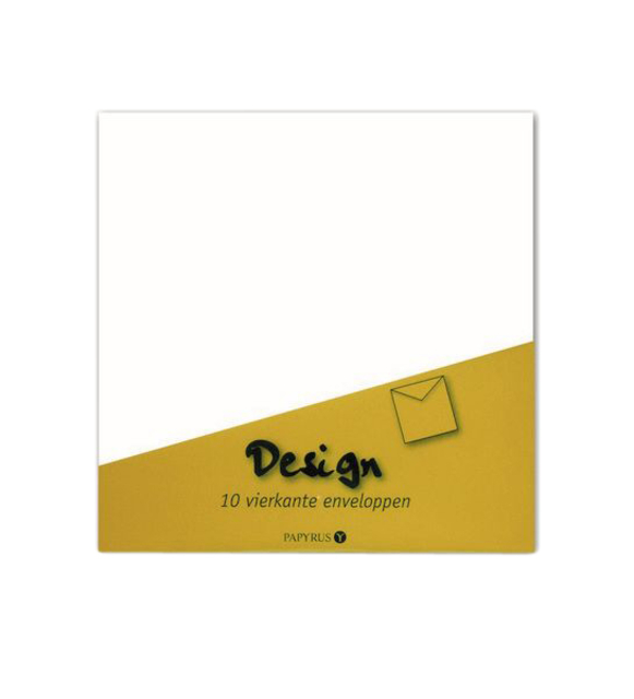 Envelop Papyrus Envelpack Design vierkant 140x140mm wit 894416