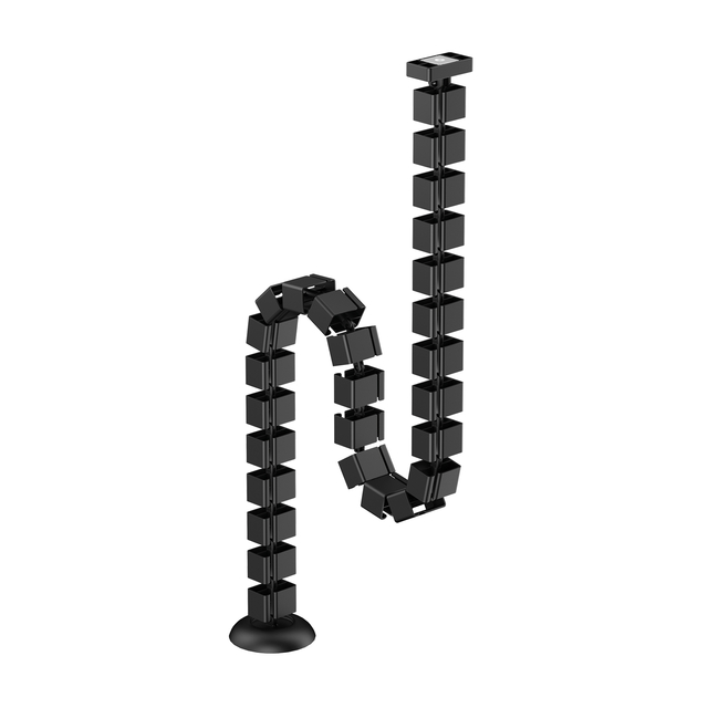 flexibele, slang-achtig, zwart, ketting, verbinding