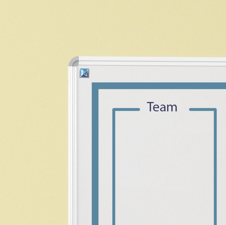 Smit Visual mobiel whiteboard, bedrukt - 180x75 cm