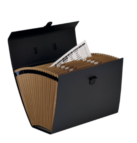 Sorteerkoffer voorbeeld