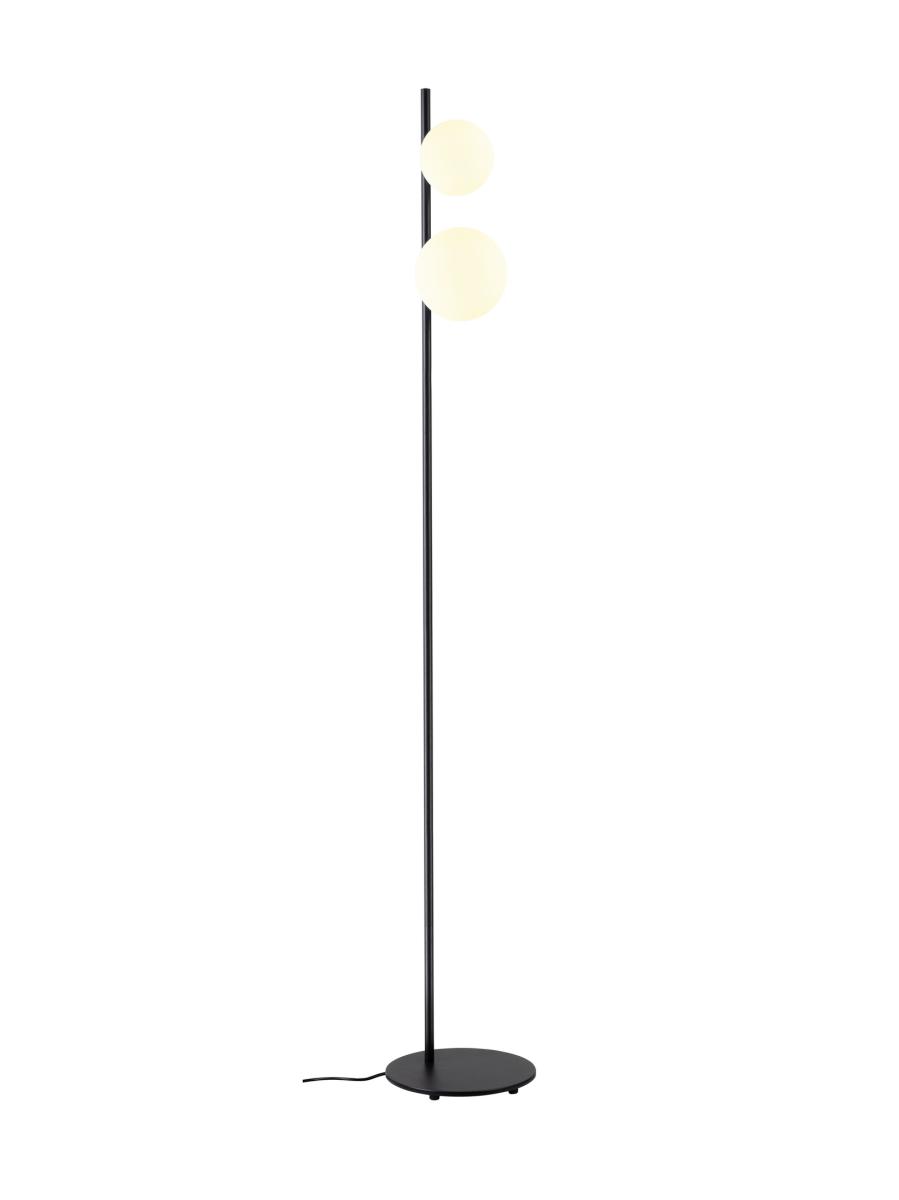 SUN TL tafelarmatuur rond zwart 1xG9