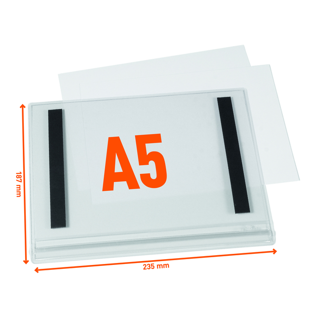 A5, documenthouder, kaarthouder, plastiek, helder