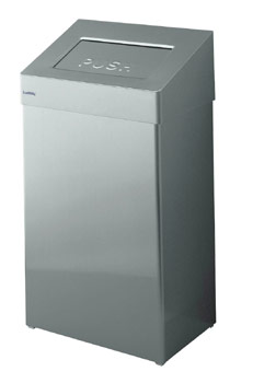 Santral Afvalbak gesloten RVS incl. deksel 50 ltr