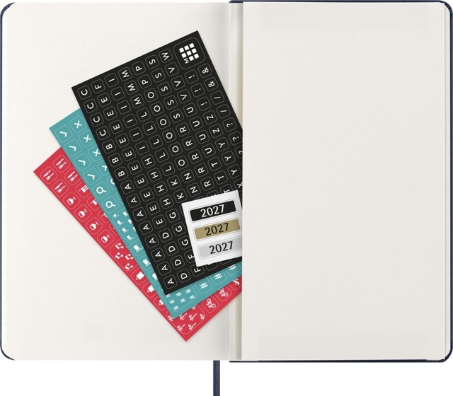 agenda, planner, notitieboek, stickers, 2027