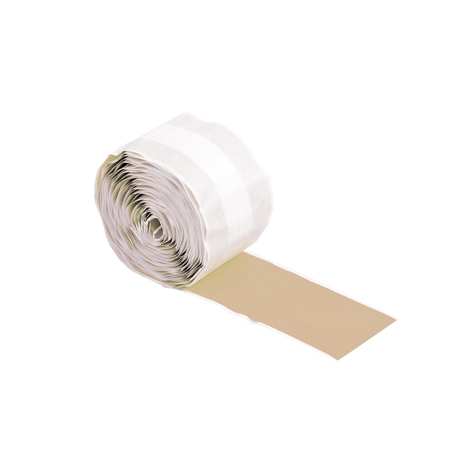 medische tape, witte rol, zelfklevend verband, beige beschermlaag