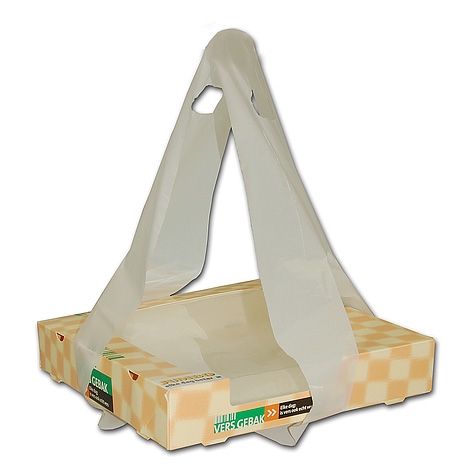 Draagtas pizza_gebaksdozen hdpe 35mq 1000 stuks