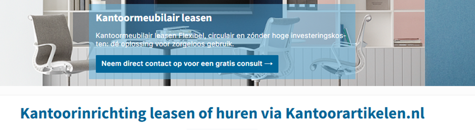 circulair leasen bij kantoorartikelen.nl