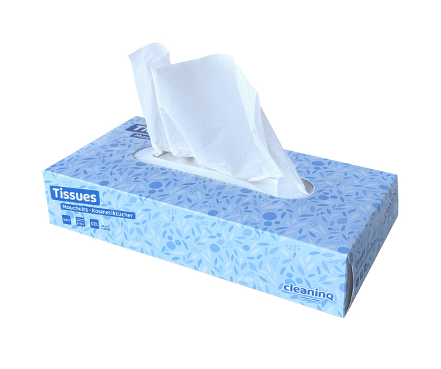 Facial tissues Cleaninq 2-laags 100 vel wit