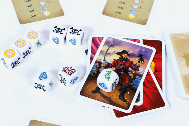 dices, dice game, playing cards, pirate, card game pieces