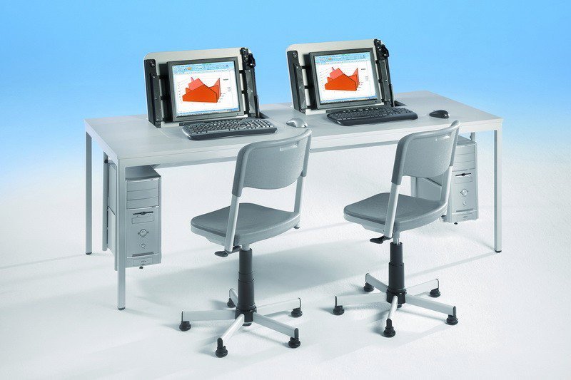" It´s Magic"  tweepersoons computer tafel met wegklapbaar flatscreen 160 cm breed