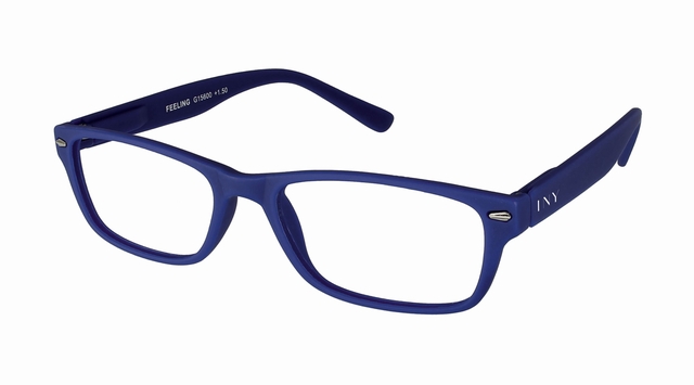 bril, brillen, kader, blauw, rectangulair