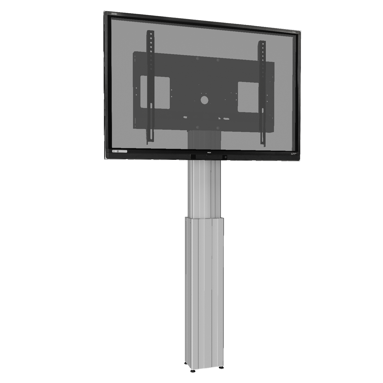 Elektrisch hoogte verstelbaar TV standaard 115-165 cm voor 42 tot 100 inch schermen voor wandmontage