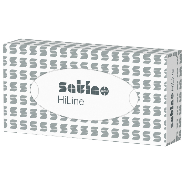tissues, doos, HiLine, satina, facial tissues