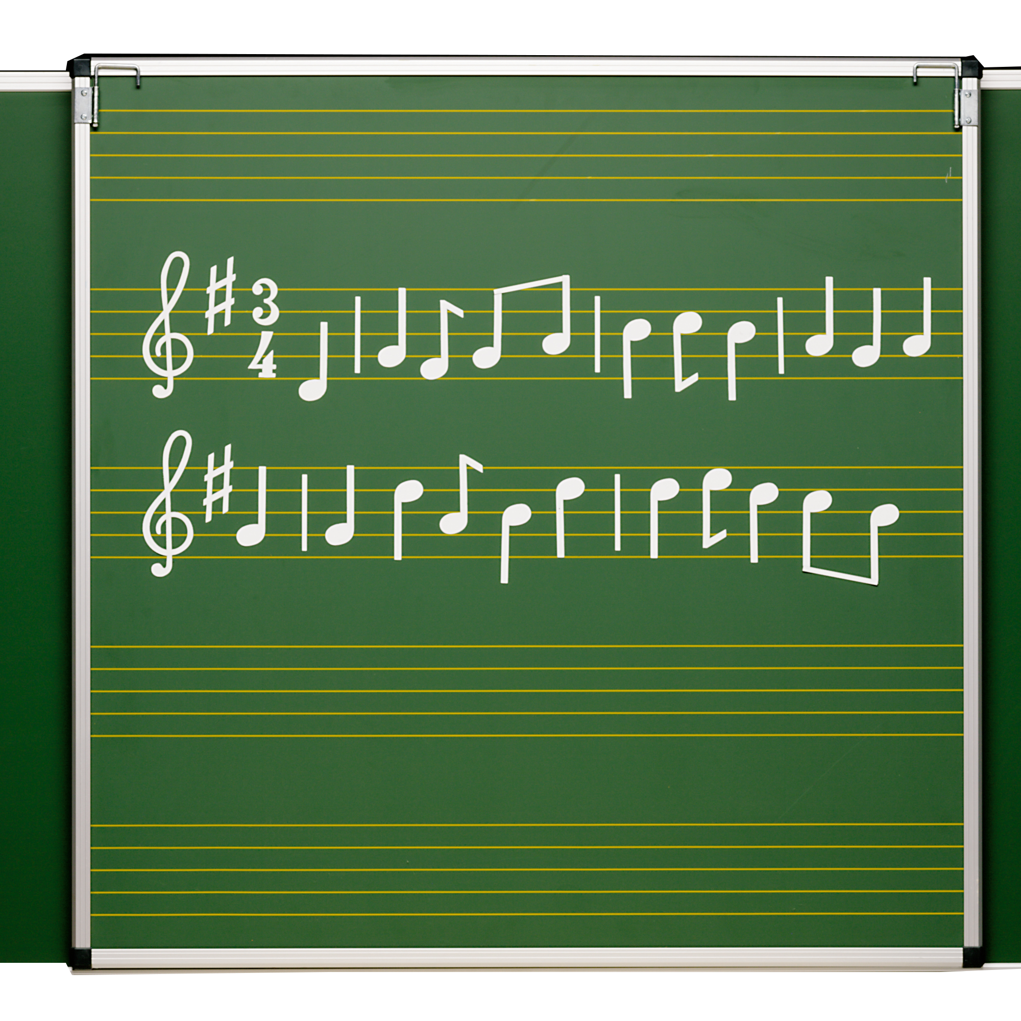 Muziekbord met muzieklijnen Lin 11, oogjes en ophanghaken