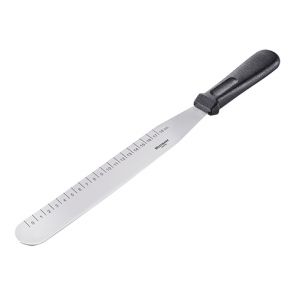 Westmark Glaceermes met lineaal RVS - Zwart handvat 18cm