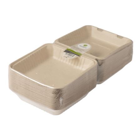 Depa Biodore menubak 1-v.bagasse 230x230x80mm 4x50 stuks