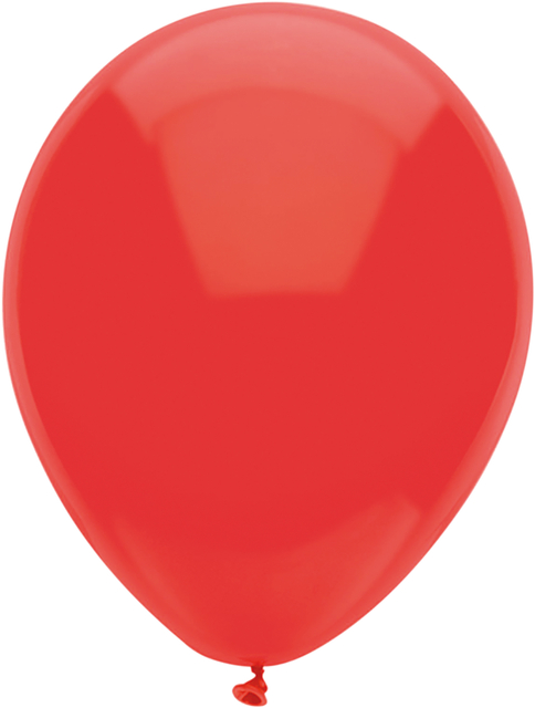 ballon, rood, latex, eenvoudig, feestje