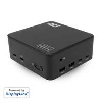 usb-c-hub, vierkant-poort, HDMI-poort, power delivery, compacte adapter
