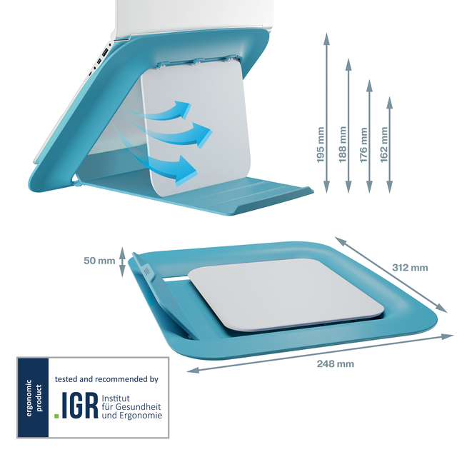 scanning device, ergonomic, blue, adjustable, tray