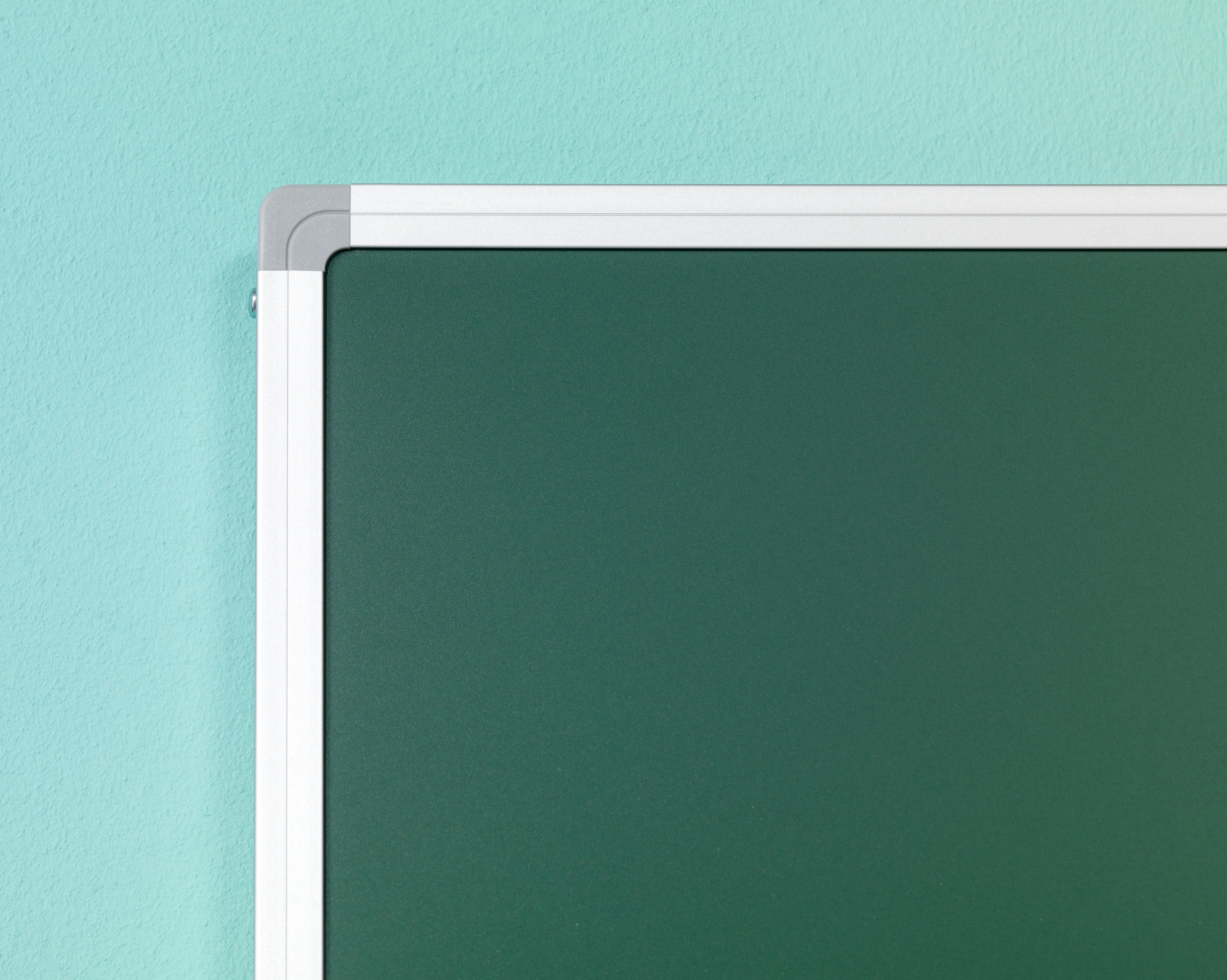 Schoolbord, krijt groen, Softline 19 mm - 120x250 cm