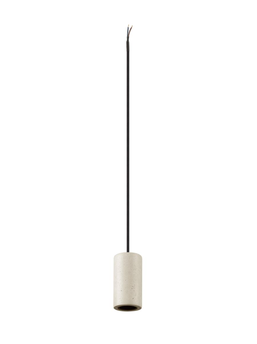 FITU PD E27 stone pendel open kabeleinde 1 x max. 15 W beige
