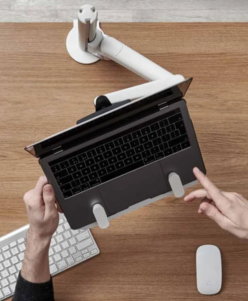 Lima laptop mount Coleson Bosson Saunders voorbeeld