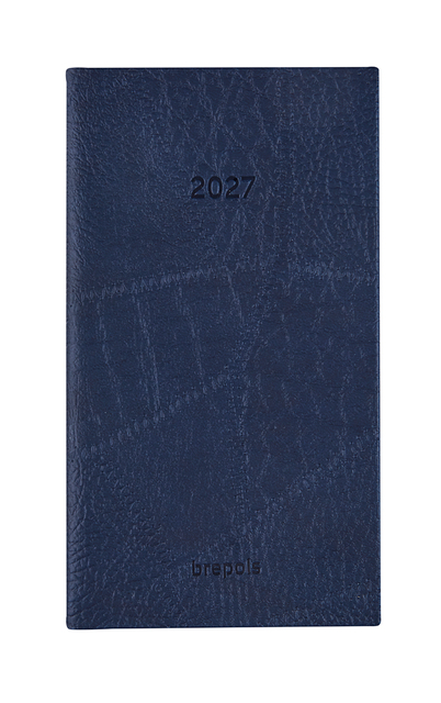 agenda, notitieboek, 2027, leren, blauw