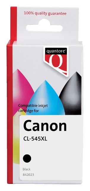 Inktcartridge Quantore alternatief tbv Canon PG-545XL zwart HC