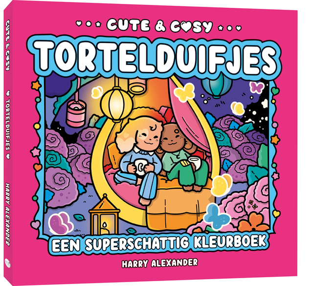 tortelduifjes, kleurboek, jongens, meisjes, fantasie