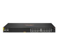 HPE Aruba 6000 24G PoE Switch | Managed L2 | 24 Poorten | Gigabit Ethernet | 4x SFP | 370W PoE Budget | 1U Rackmount