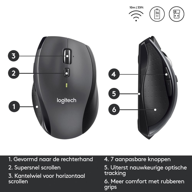 -mouse, wireless mouse, ergonomic, silicone grip, optical tracking