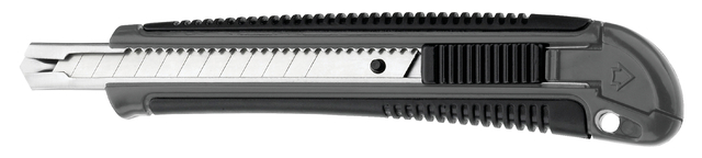 Snijmes Westcott professional 9mm met schuifsluiting grijs/zwart