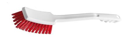 Diversey Afwasborstel lange steel medium hard rood set 2st