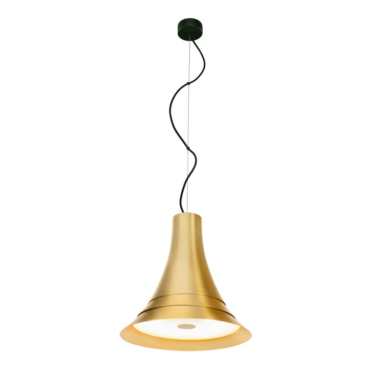 BATO 35 hanglamp messing 1xLED 2500K